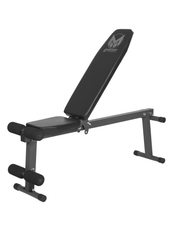 Gyronetics Multifunkčná polohovateľná lavica, 120 cm, čierna