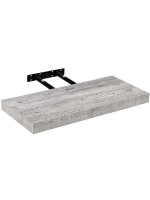 STILISTA nástenná polica Volato, 90 cm, biele drevo