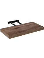 Stilista nástenná polica Volato, 40 cm, tmavé drevo