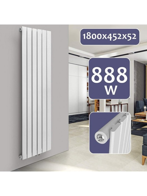 AQUAMARIN Vertikálny radiátor, 1800 x 452 x 52 mm