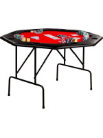 Pokrový stôl - červený