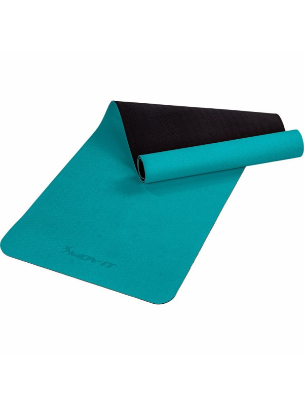MOVIT Jóga podložka na cvičenie, 190 x 60 cm, petrolejová