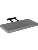 Nástěnná police STILISTA VOLATO - stříbrná 110 cm