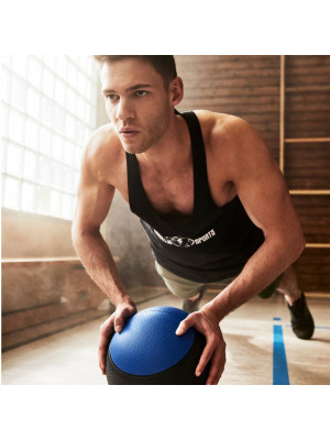 Gorilla Sports Medicinbal, modrý/čierny, 6 kg