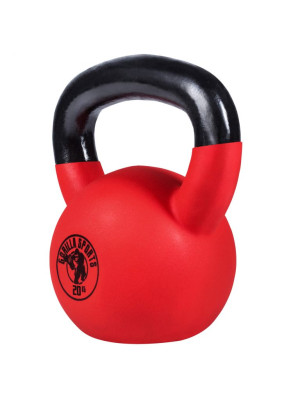 Gorilla Sports Kettlebell činka, pogumovaný povrch, 20 kg