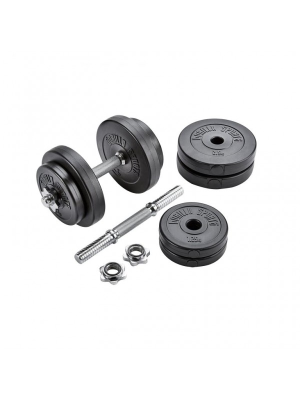 Gorilla Sports Jednoručný činkový nakladací set, 2 x 10 kg