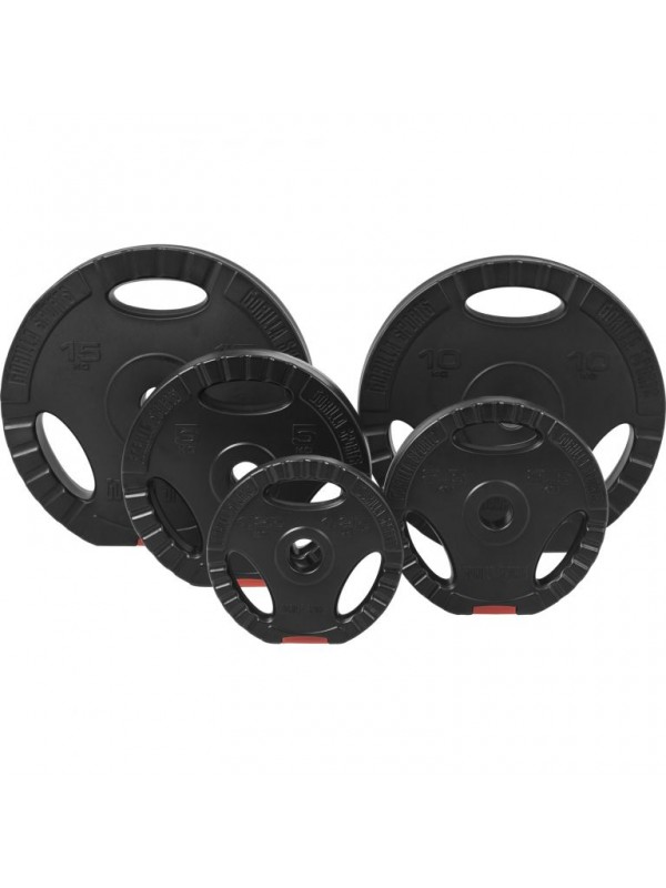 Gorilla Sports Súprava jednoručných činiek, pogumovaná, 20 kg