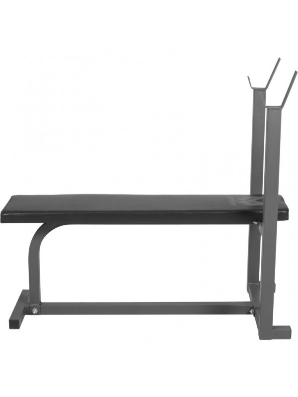 Gorilla Sports Bench Press lavička s držiakom, 101 x 50 cm