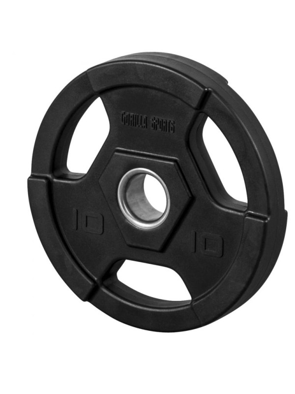 Gorilla Sports Záťažový kotúč, plast, 10 kg