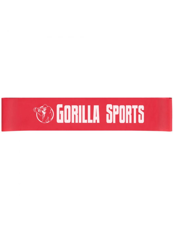 Gorilla Sports Fitness guma 30 lb, červená