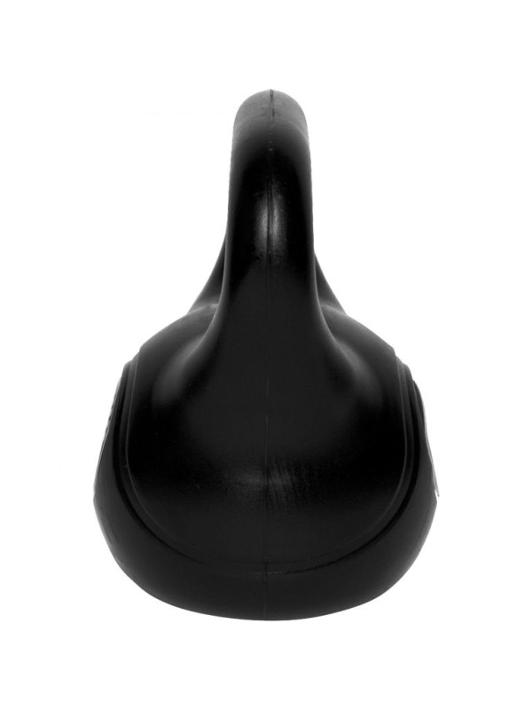 Gorilla Sports kettlebell činka, plast, čierna, 3 kg