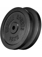 Gorilla Sports Sada záťažových kotúčov, 2 x 15 kg