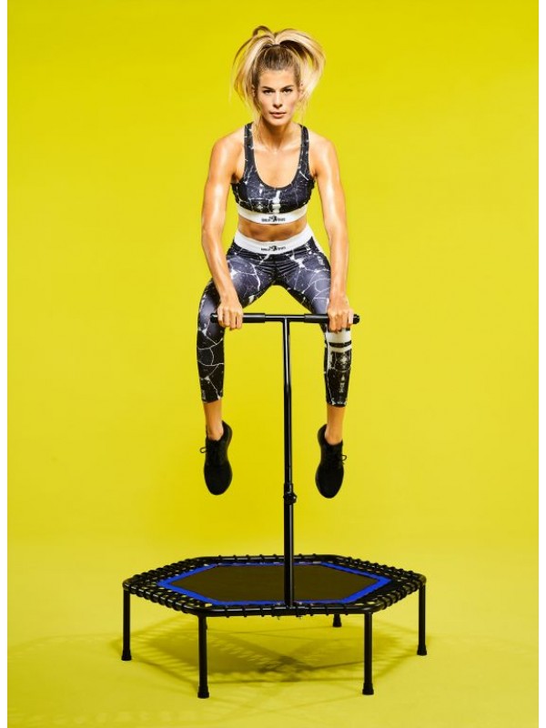 Gorilla Sports fitness trampolína čierna / modrá