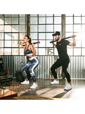 Gorilla Sports Záťažová tyč, oranžová, 3kg