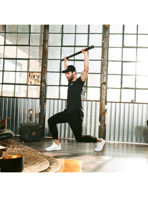 Gorilla Sports Záťažová tyč, čierna, 10 kg