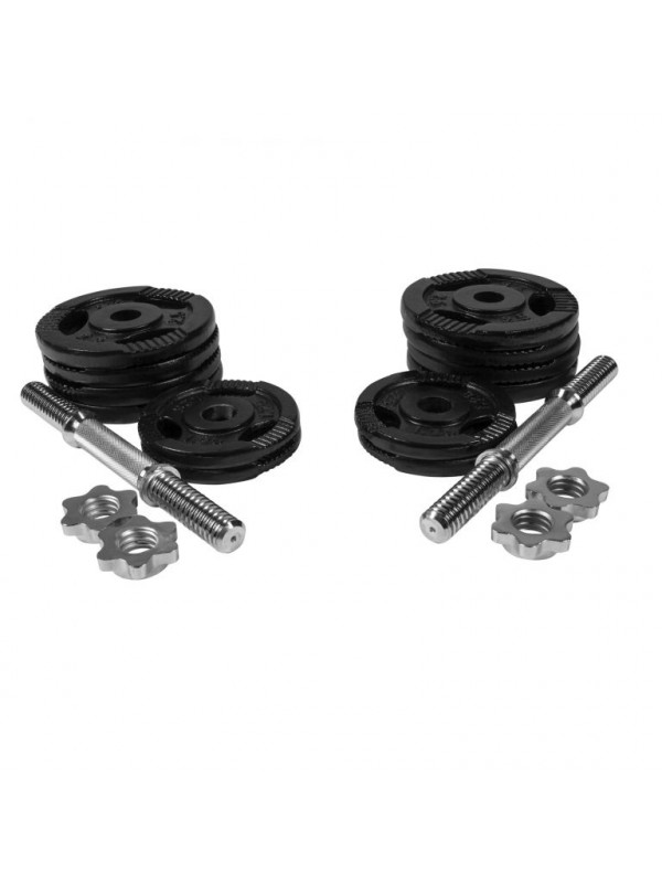 Gorilla Sports Sada činiek so závažím 30 kg, 30 mm