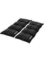 Gorilla Sports Záťažové manžety, čierne, 2 x 2,5 kg