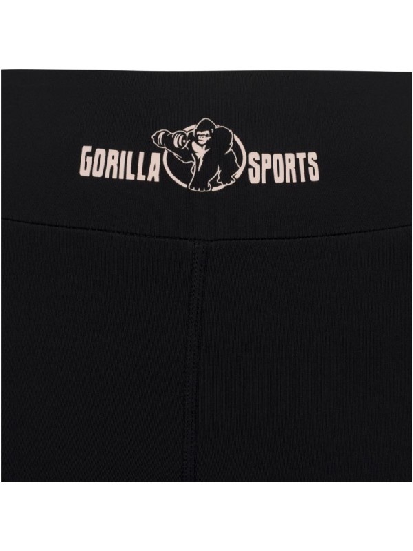 Gorilla Sports Legíny, čierna/ružová, XS