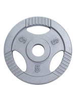 Gorilla Sports Záťažový kotúč, liatinový, 5 kg