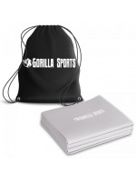 Gorilla Sports Podložka na jogu, skladacia, sivá