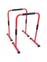 Gorilla Sports Viacúčelové bradlá, červené, 68 x 45 x 94 cm