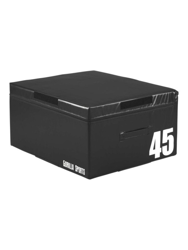 Gorilla Sports Jump Box čierny, 45 cm