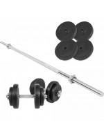 Gorilla Sports Sada činiek z plastu 60 kg