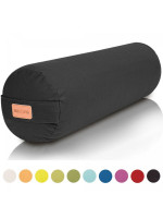 Gorilla Sports Vankúš na jogu 65 x 20 cm, čierný