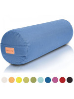 Gorilla Sports Vankúš na jogu 65 x 20 cm, tmavomodrý