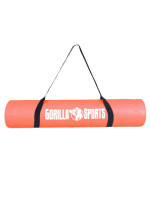 Gorilla Sports Podložka na jogu z PVC, koralová