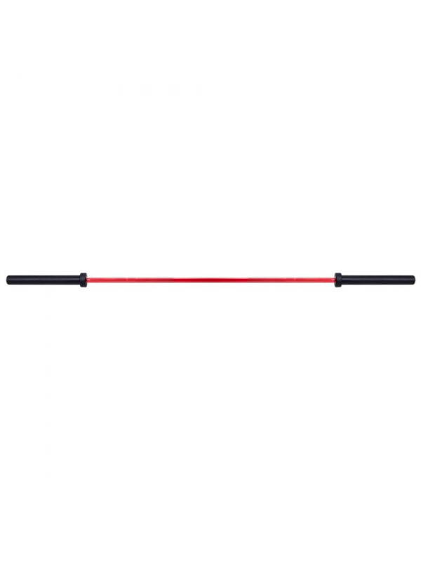 Gorilla Sports Činková tyč, červená, 220 cm, 50/51 mm