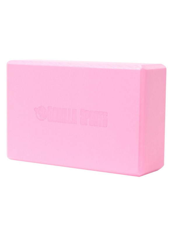 Gorilla Sports Joga kocka, ružová