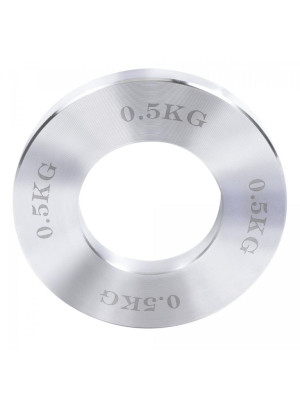 Gorilla Sports Sada záťažových dosiek, 50/51 mm, chróm, 5 kg