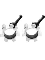 Gorilla Sports Rýchloupínacie uzávery 50-51mm, 2 ks, strieborná