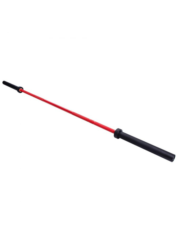 Gorilla Sports Činková tyč, červená, 220 cm, 50/51 mm