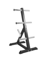 Gorilla Sports Stojan na záťažové dosky, 50/51 mm, čierny