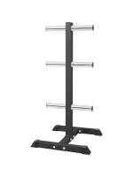 Gorilla Sports Stojan na olympijské kotúče 112 cm, čierny