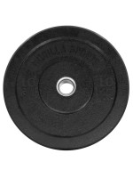 Gorilla Sports Záťažový kotúč, čierny, 10 kg