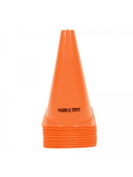 Oranžové tréningové kužele 23 cm – sada 10 ks