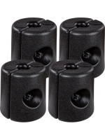 INSTENT Závažie k záhradným párty stanom, sada 4 ks, čierna