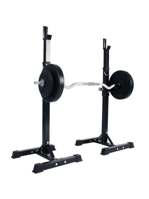 Physionics Stojan na činky a drepy, nosnosť 300 kg