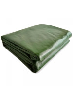 JAGO Plachta 650 g/m², hliníkové oká, zelená, 4 x 7 m