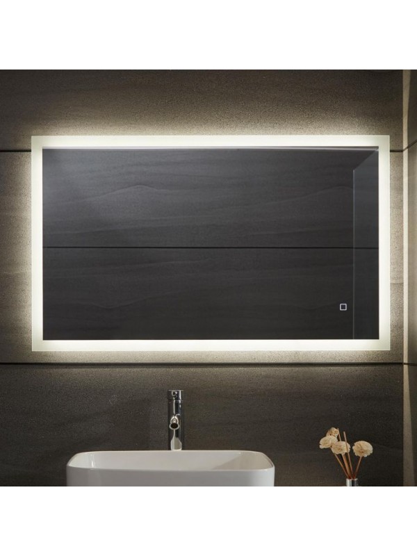 AQUAMARIN kúpeľňové zrkadlo s LED osvetlením 20 W, 50 x 70cm