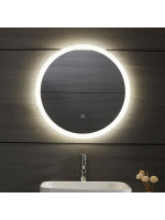 AQUAMARIN kúpeľňové LED zrkadlo okrúhle - 60 cm