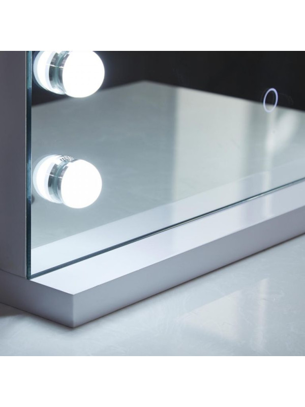 Aquamarin Kúpeľňové LED zrkadlo Hollywood 58 x 43 cm