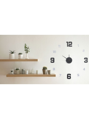 Samolepiace hodiny G21 Metallic Style