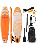Nafukovací paddleboard 305 cm oranžový + příslušenstvo