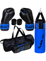 MOVIT Boxovacia sada pre deti modrá / čierna