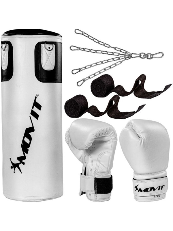 MOVIT Sada na boxovanie pre dospelých biela