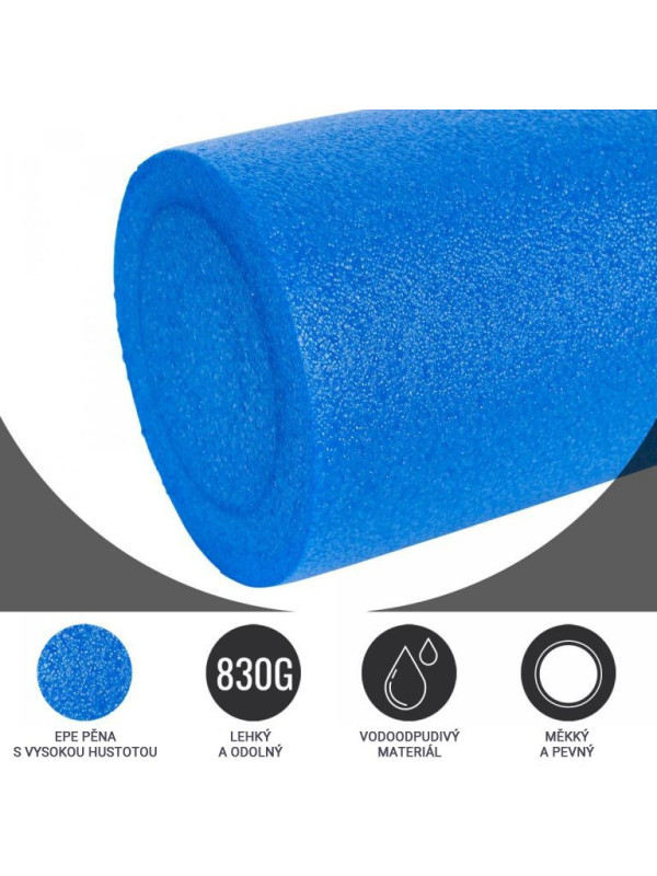 Gorilla Sports Pilates valec 60 x 15 cm, modrý